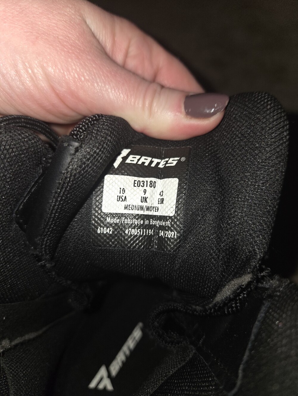 Bates Work Shoes - Picture 5 of 5